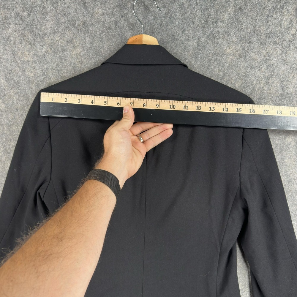 Ministry Of Supply Blazer Mens 36 (Fits 34) Black Stretch Two Button Suit Jacket - Picture 10 of 16